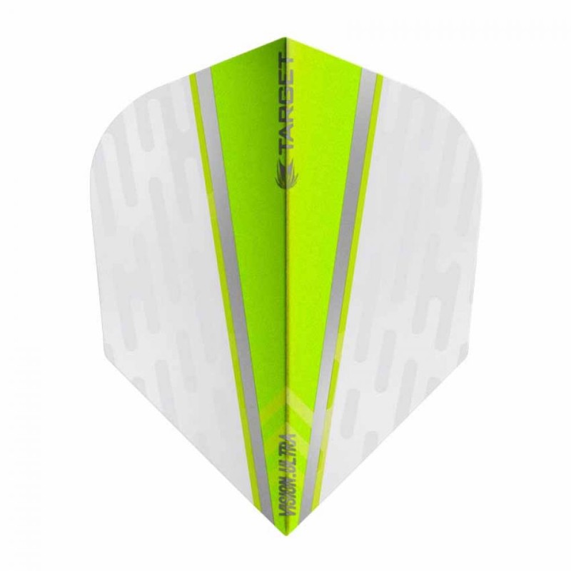 Plumas Target Darts Vision Ultra White Wing Green No6  331600