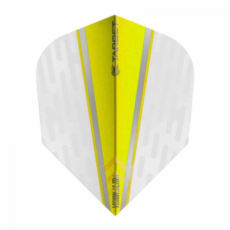 Plumas Target Darts Visão Ultra Branca Ala Amarelo No6 331620