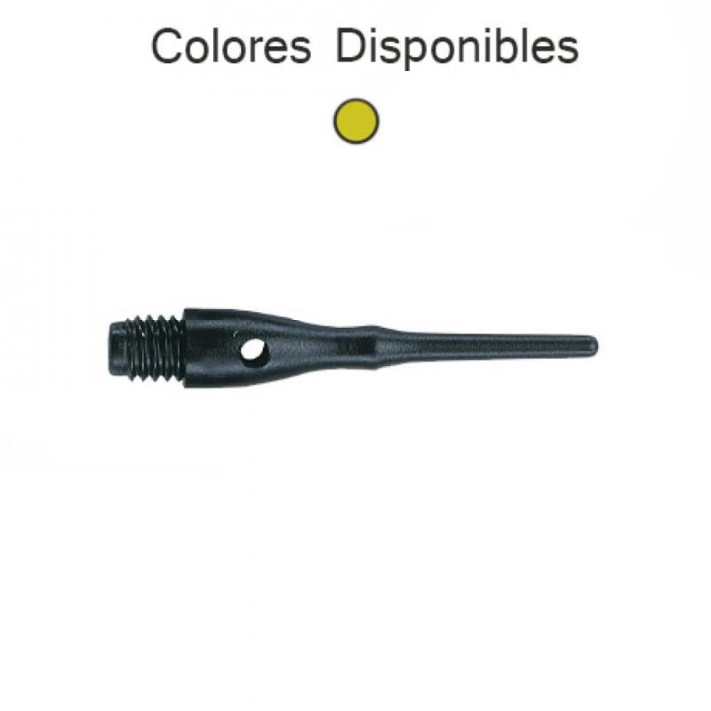 Points Unicorn Darts Contour Jaune 2ba 27 mm 1000 unité 40029.