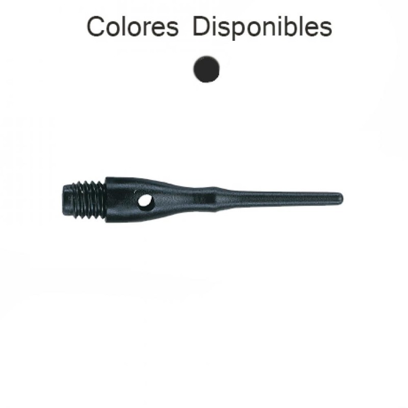 Puntas Unicorn Darts Contour Negra 2ba 27mm 1000unid