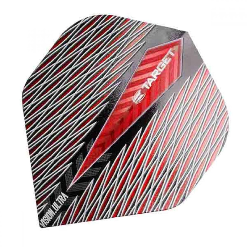 Plumas Target Darts Vision Ultra Quartz Std No2 Vermelho 331750