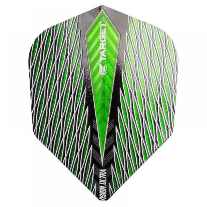 Plumas Target Darts Visão Ultra Quartz n.o 6 Shape Verde 331700