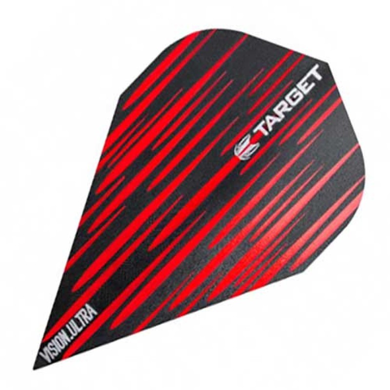 Plumas Target Darts Visão Ultra Espectro Vapor Vermelho 332370