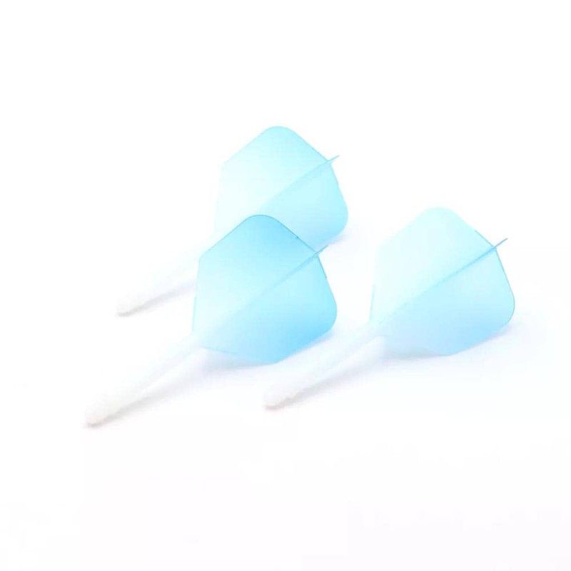 Flights feathers Darts Cuesoul Tero Ak5 Gradation Blue Shape L Csak-52ljb