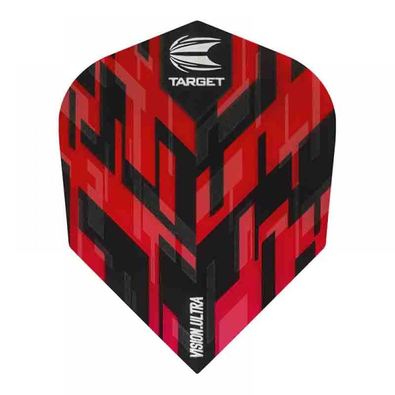 Feathers Target Darts Flights Sierra Vision Ultra Red No 6 and 332800