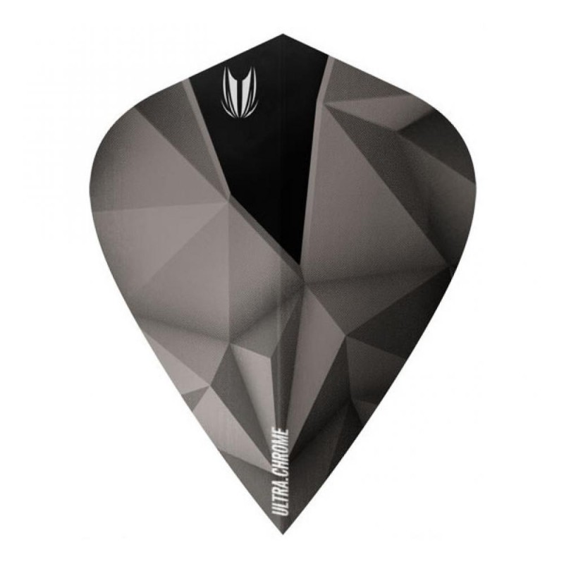 Feathers Target Darts Shard ultra chrome anthracite kite flights 333060