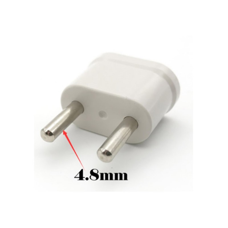 Conector Adaptador De 220v Americano A Europeo