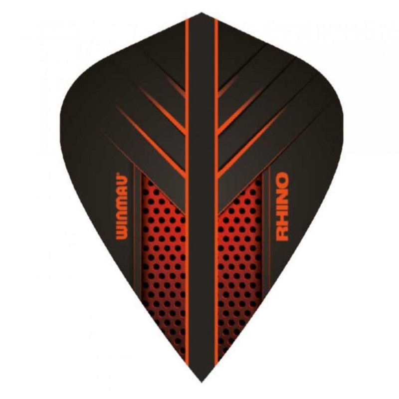 Feathers Winmau Darts Flights Rhino orange kite 6905.188