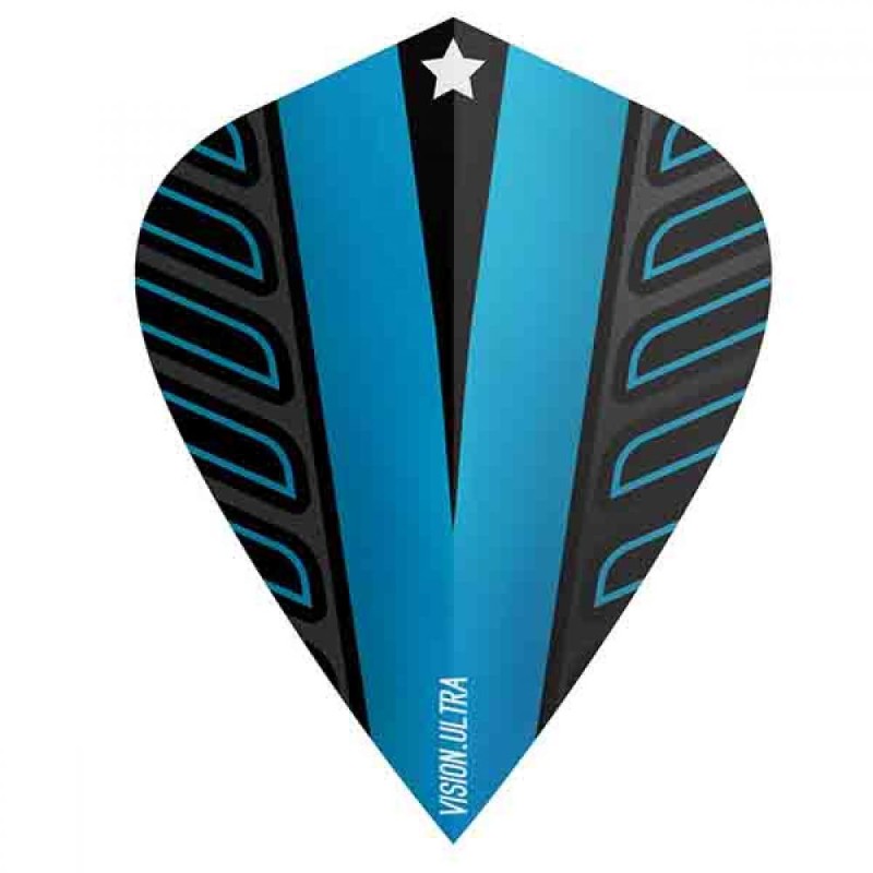 Plumas Target Darts Voltage Vision Ultra Aqua Blue Kite 333280