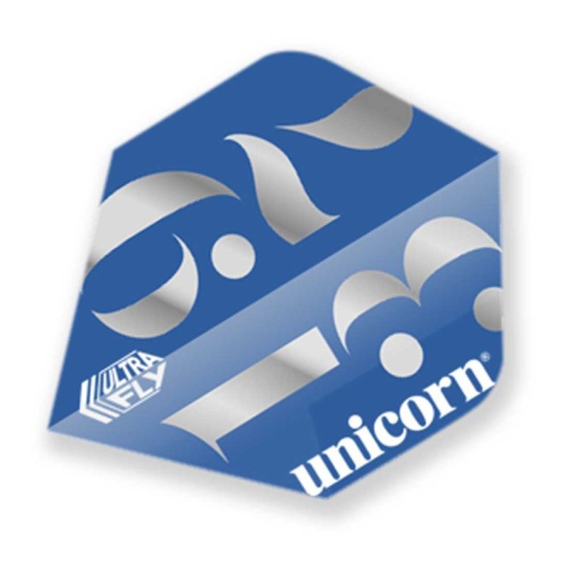 Piume Unicorn Darts Ultrafly 100 Plus 1932 Origine Blu 68894