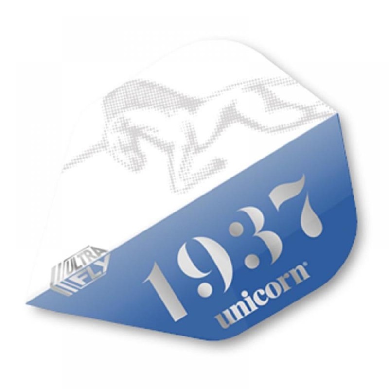 Plumes Unicorn Darts Ultrafly 100 Big Wing icône bleue 68906