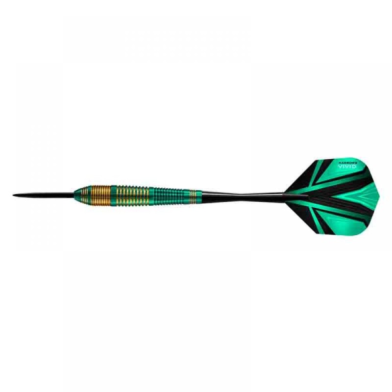 Dardo Harrows Darts Vivid Brass Green 22 gr