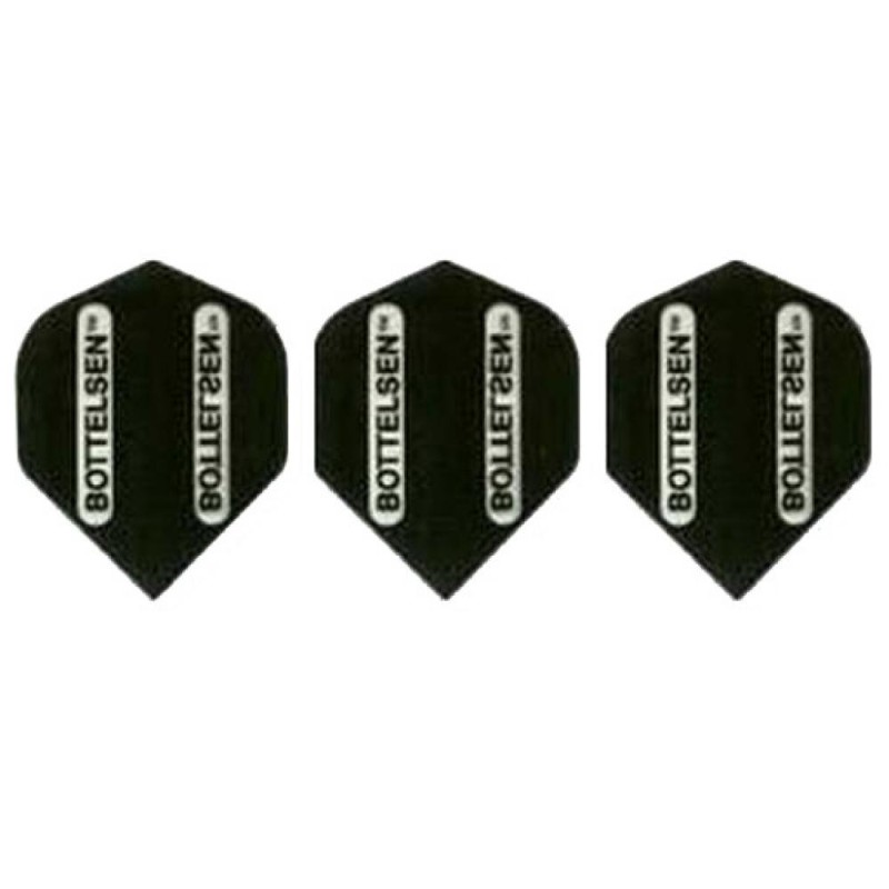 Flights feathers Bottelsen standard logo Bottelsen black 41100-1