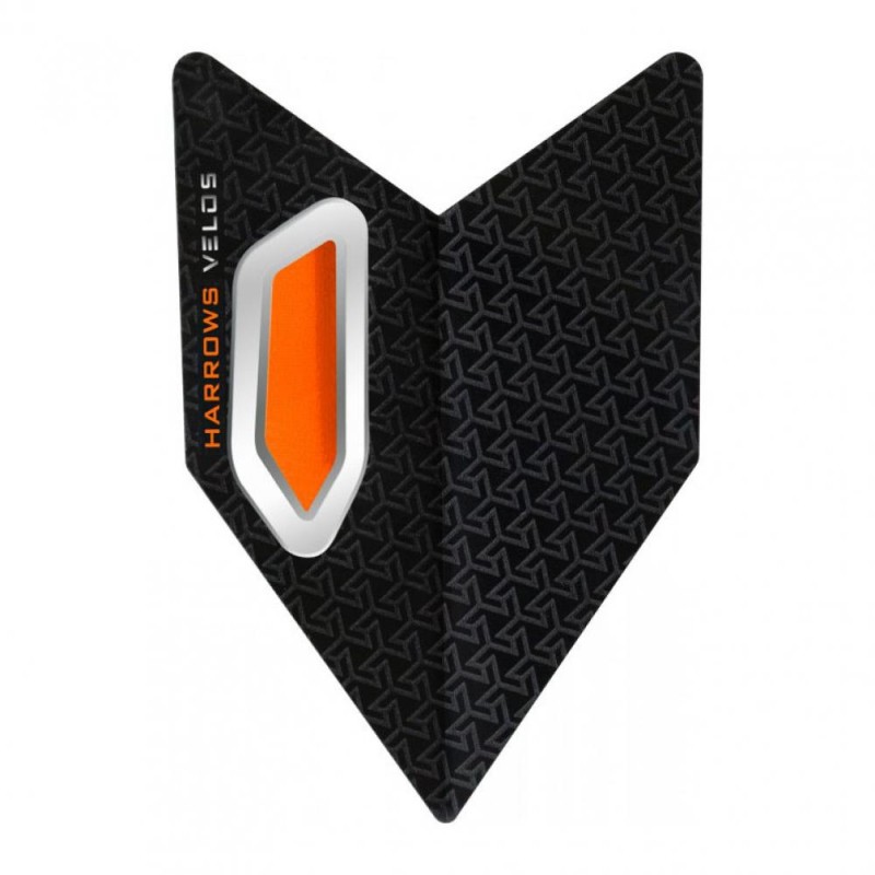 Feathers Harrows Darts Flights orange logo 1004..