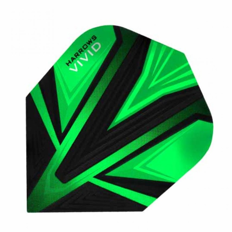 Feathers Harrows Darts Flights Vivid Green 8000