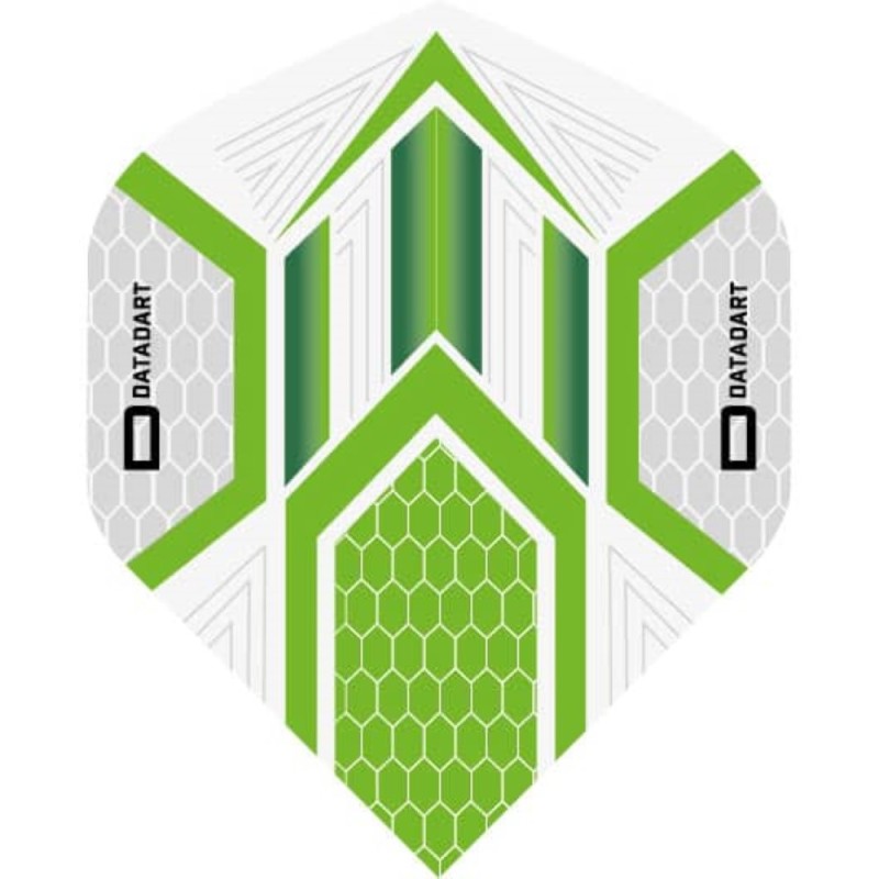 Piuma Dardo Datadart Hex Flight Grigio/verde