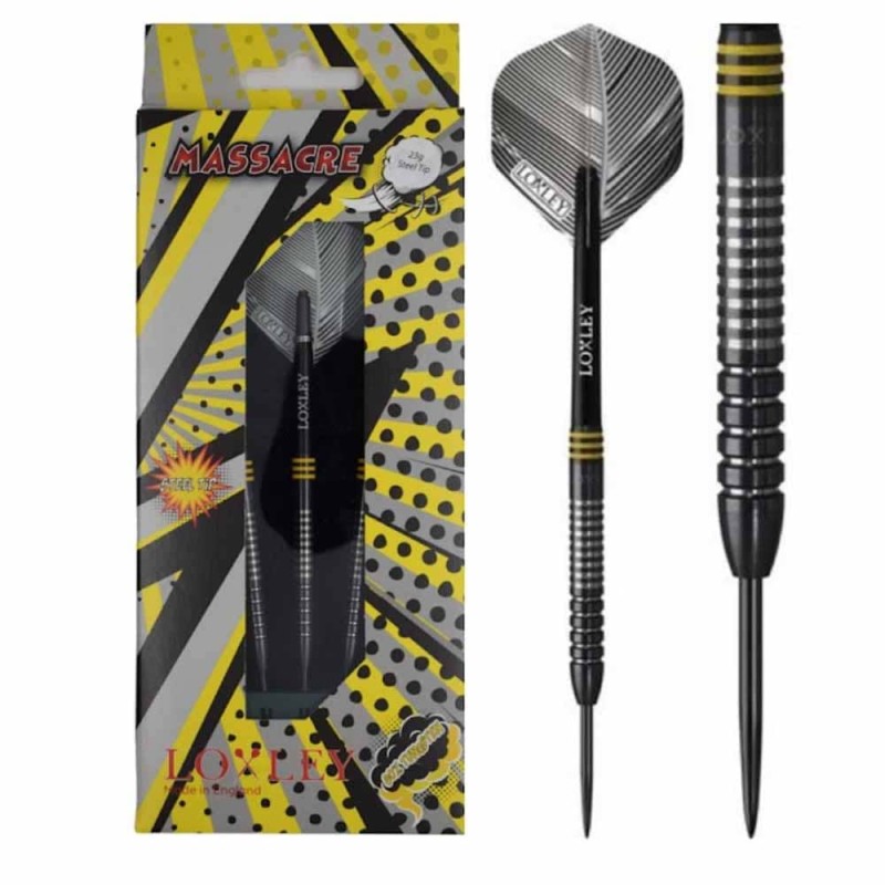 Dardo Loxley Darts Massacro 23g 90% punta d'acciaio