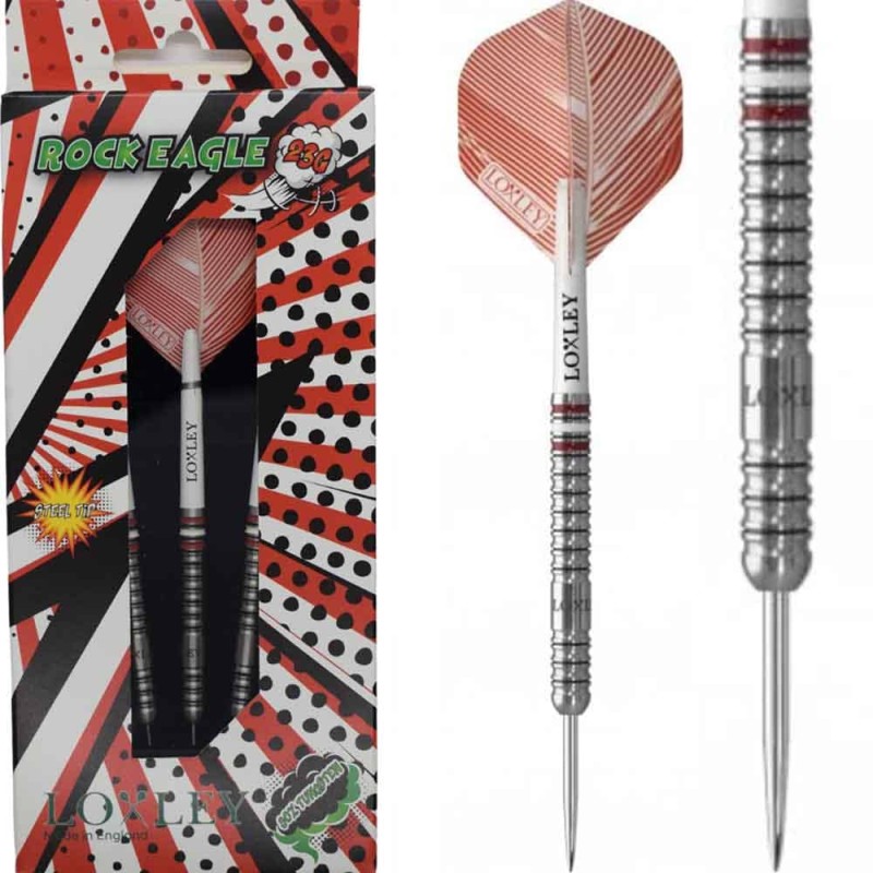 Les fléchettes Loxley Darts Rock Eagle 23g 90% pointe en acier