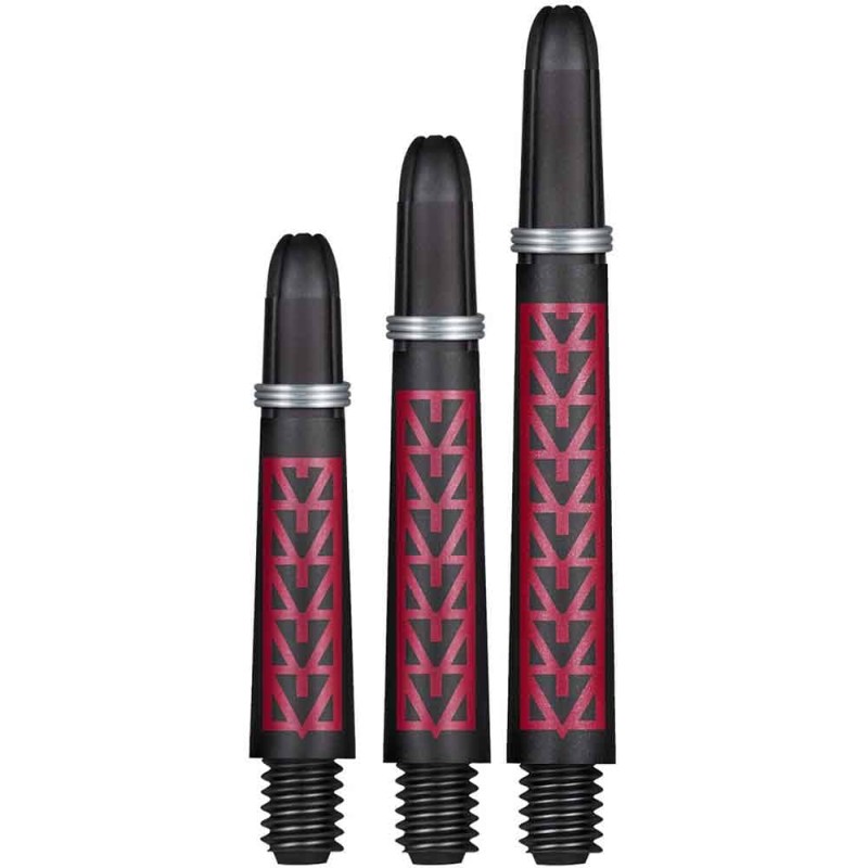 Cañas Shot Darts Koy Carbon Pakati Roja Larga 48mm Sh-sm3708/m