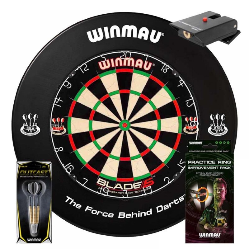 Pack Winmau Pro Diana + surround + arrows + laser + darts