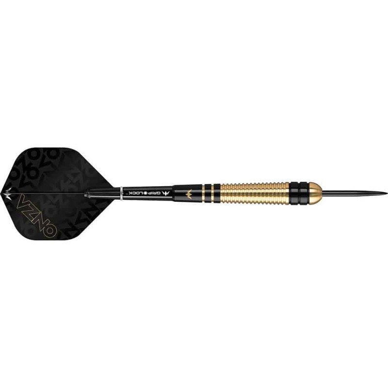 Darts Onça M2 Mission Latão Dourado Negro 22g Ponta Aço D1576