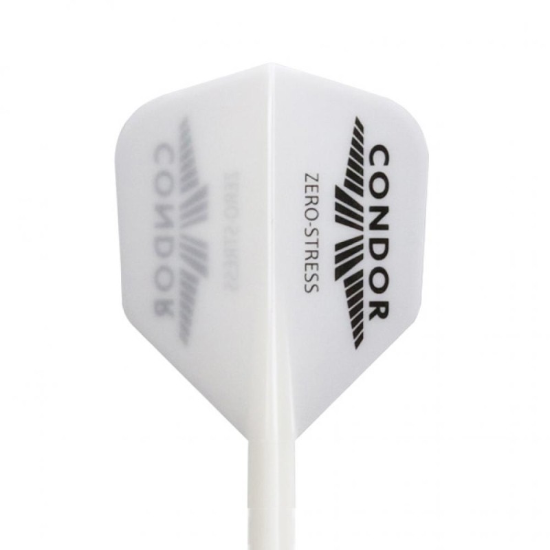 Piume Condor Flights Logo bianco Black Shape L 33.5mm