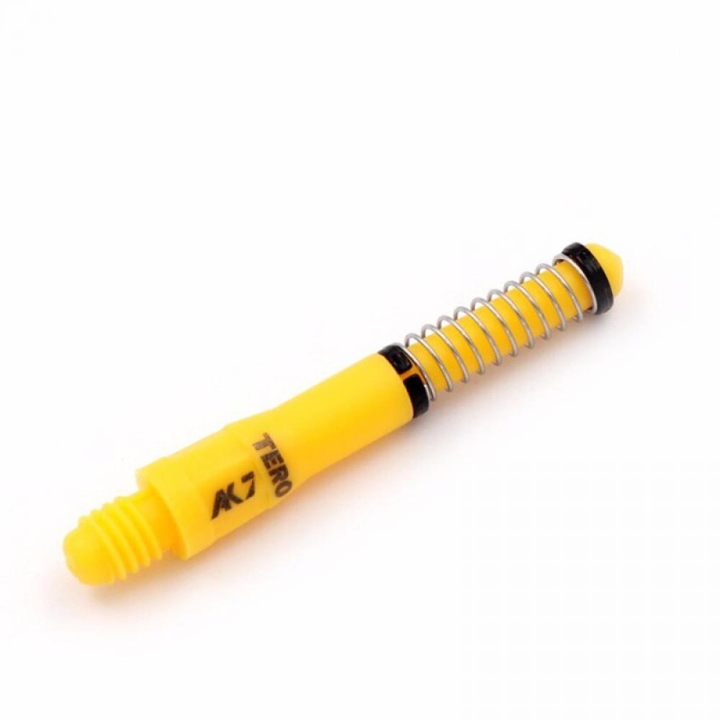 Cañas Shaft Cuesoul Tero Flights Amarelo 40mm Cs-ak7+4e40