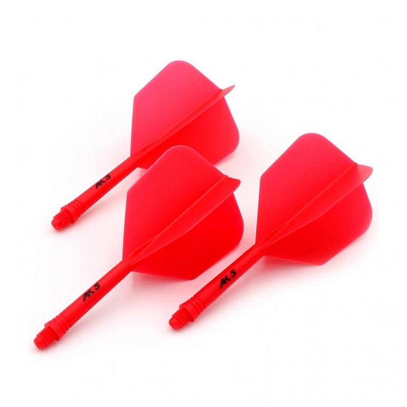 Les plumes Cuesoul Flights Ak5 Shape L Rouge Csak-52ys-l