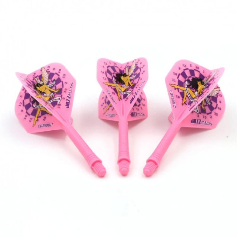 Plumas Cuesoul Flights Ak5 Standard M Dartboard Fairi Pink Cs-jmak56xbfn