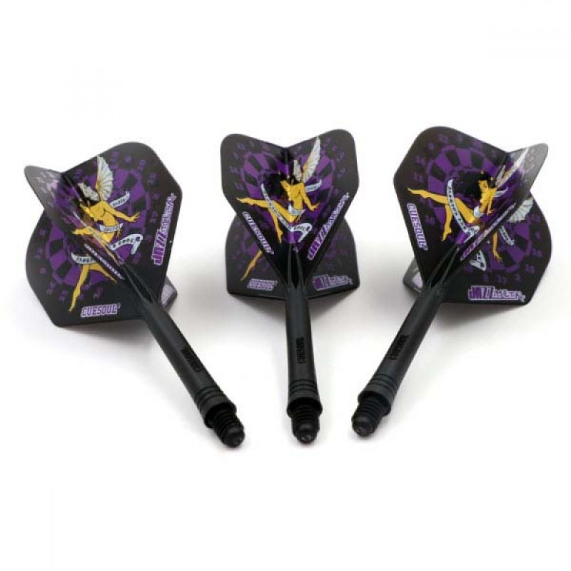 Les plumes Cuesoul Flights Ak5 Standard M Dartboard Fairi Purple Cs-jmak51xbfn Je suis désolé