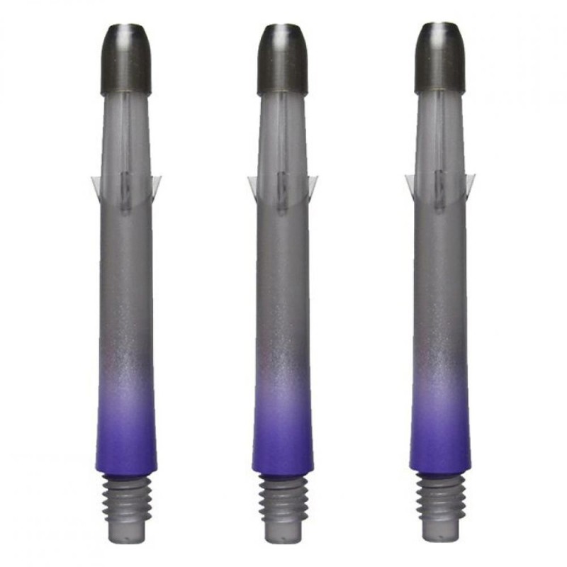 Les cannes L-style L-shaft Locked Straight 2 Tone Purple 330 46 mm Lsh2tone-bk-purple 330