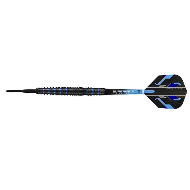 Les fléchettes Harrows Darts Spina Black 18g 90% Unité de réglage 3.