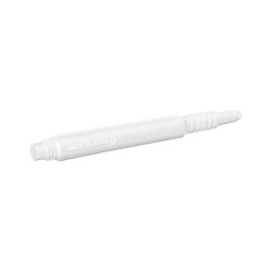 Cañas Shaft 8 Flights White Regular Fixed 29.5mm Set 3... 2