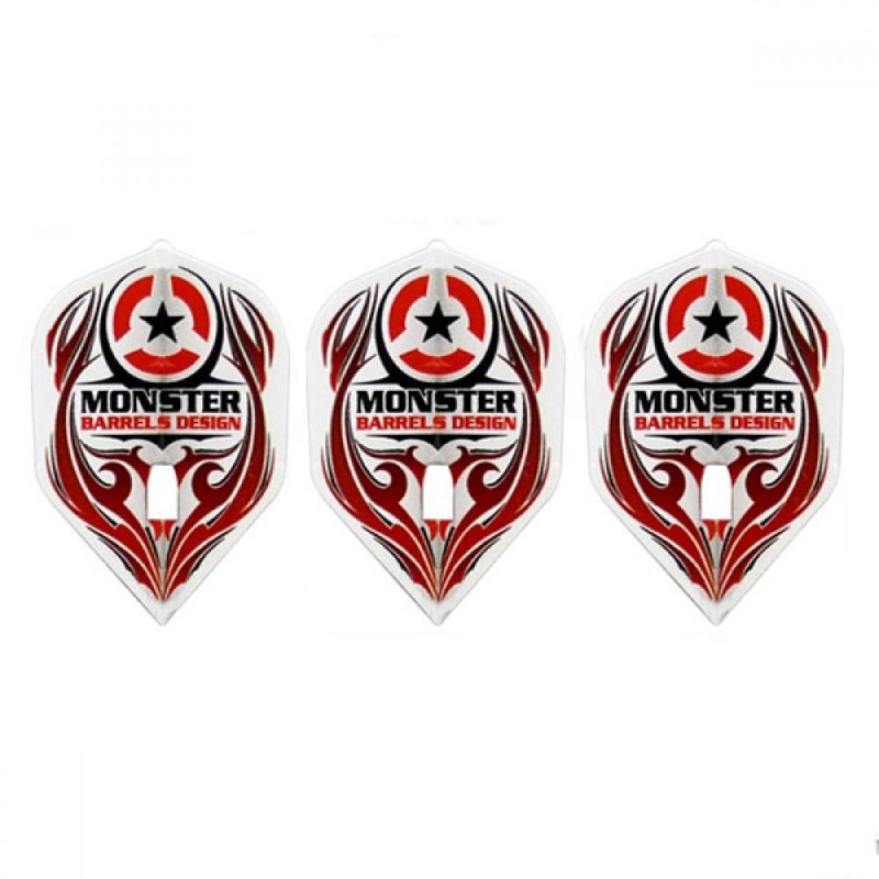 Plumas L-style Flights L3 Shape Monster Darts