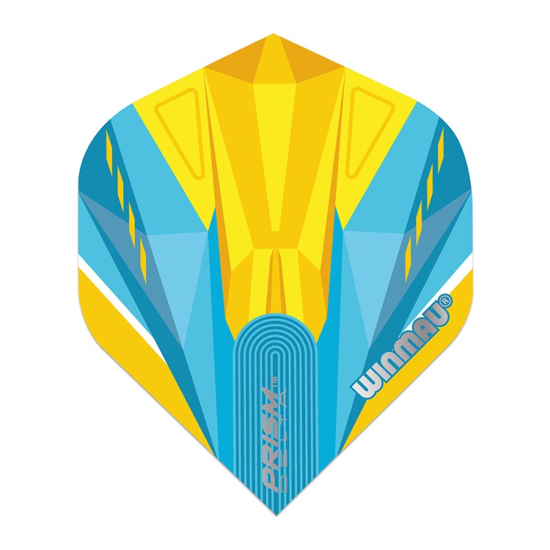 Piume Winmau Darts Standard Prism Delta Yellow Aqua 6915.208