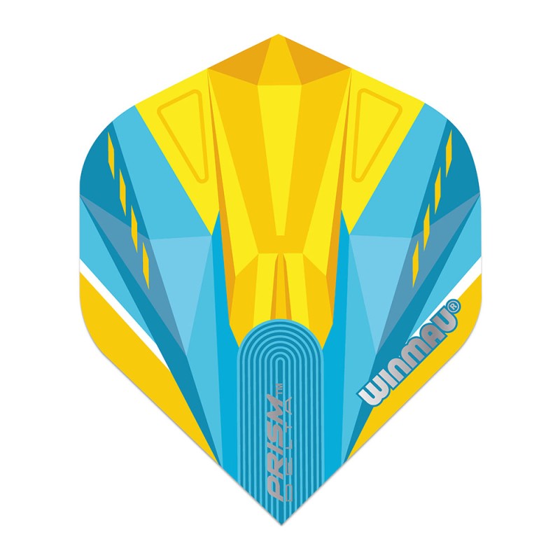 Plumas Winmau Darts Standard Prism Delta Yellow Aqua 6915.208