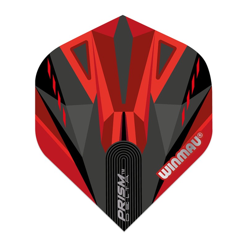 Feathers Winmau Darts It 's a standard prism Delta black red 6915.210