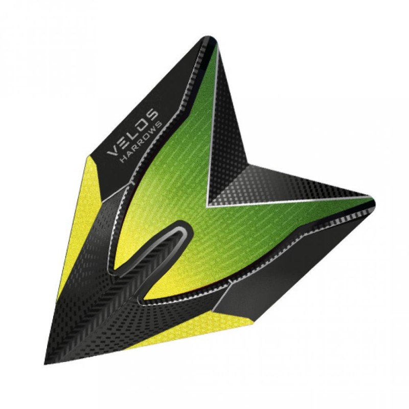 Feathers Harrows Darts Flights Sails Green Yellow 1016