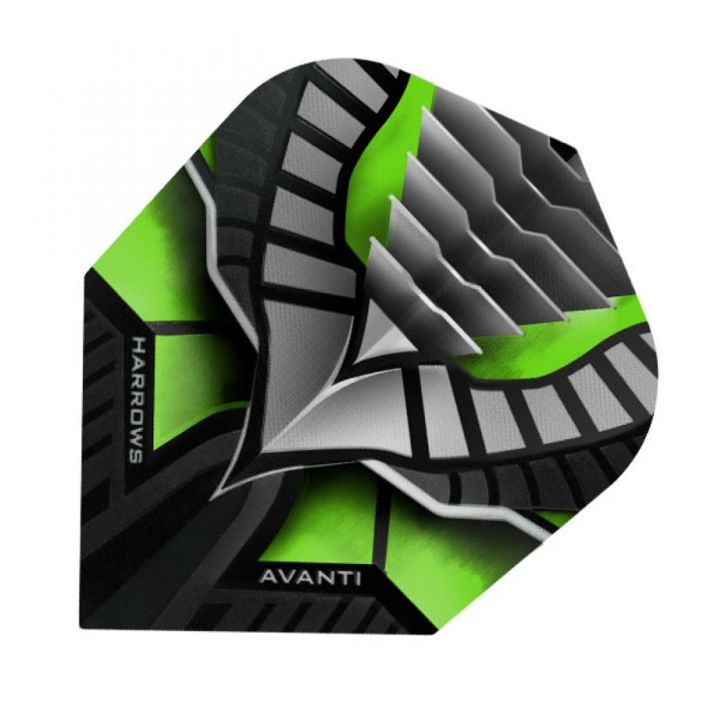 Piume Harrows Darts Flights Avanti Green 7402