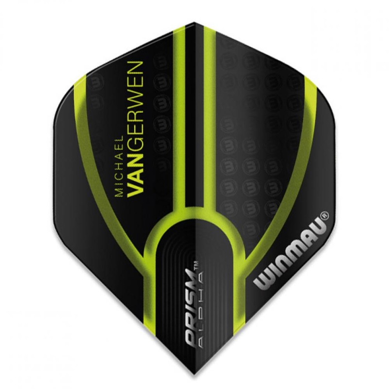 Feathers Winmau Darts It's called Prism MVG Black Green 6915.143