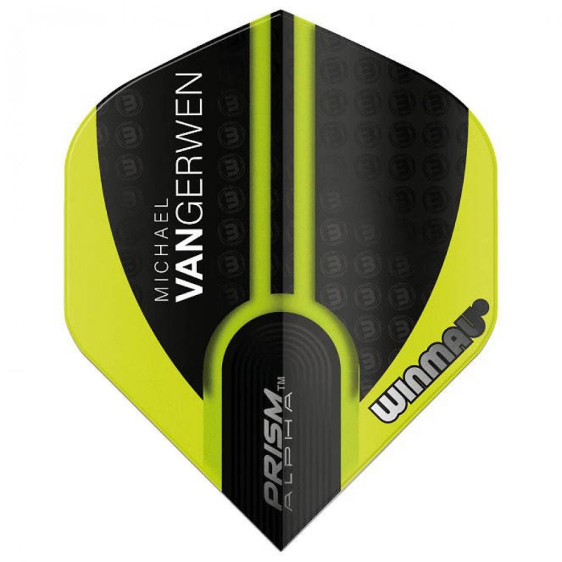 Feathers Winmau Darts Prism Alpha Mvg Green Black 6915.144" is the name of the game