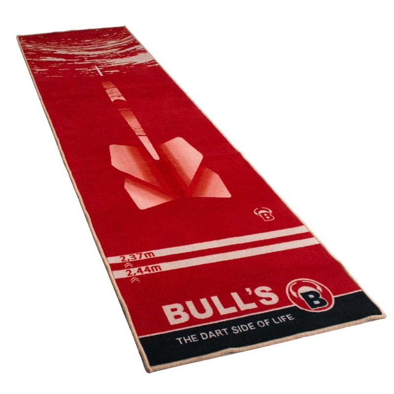 Protecteur de sol Bulls Carpet Mat 180 Dart rouge de 67806