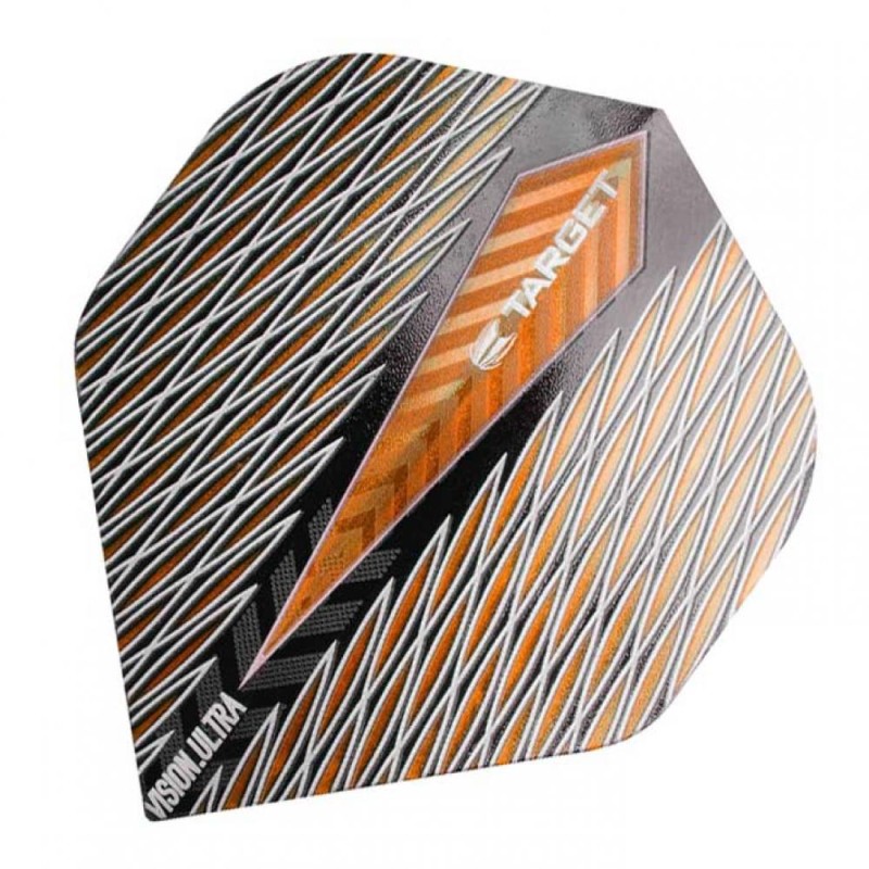 Plumes Target Darts Vision Ultra Quartz Std numéro deux orange 331770