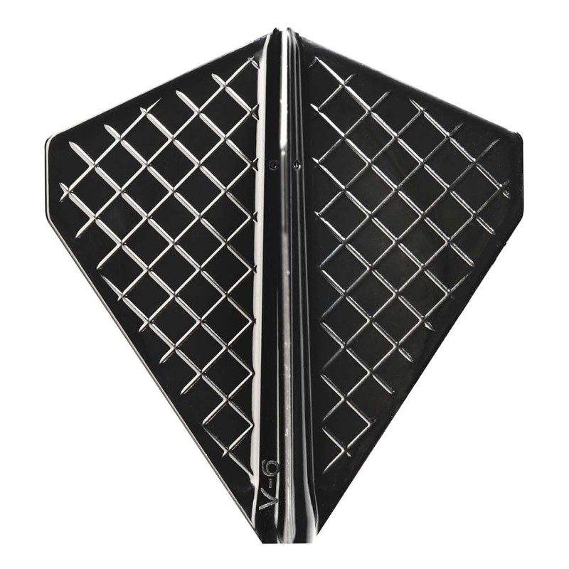 Fülle Cosmo Darts Flights Flight Pro V-6 Schwarz