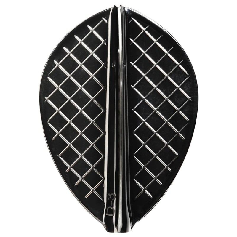 Fülle Cosmo Darts Flights Flight Pro D-3 Schwarz