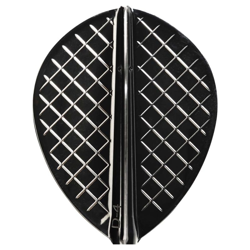 Feathers Cosmo Darts Flights Flight Pro D-4 and Black