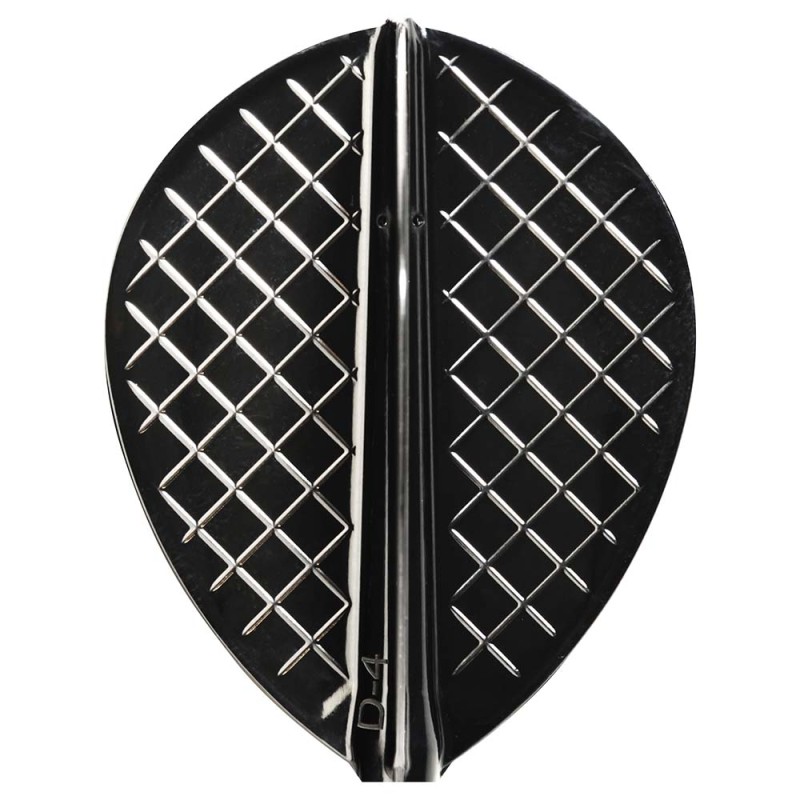 Fülle Cosmo Darts Flights Flight Pro D-4 Schwarz