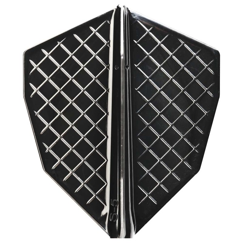 Feathers Cosmo Darts Flights Flight Pro S-5 and Black