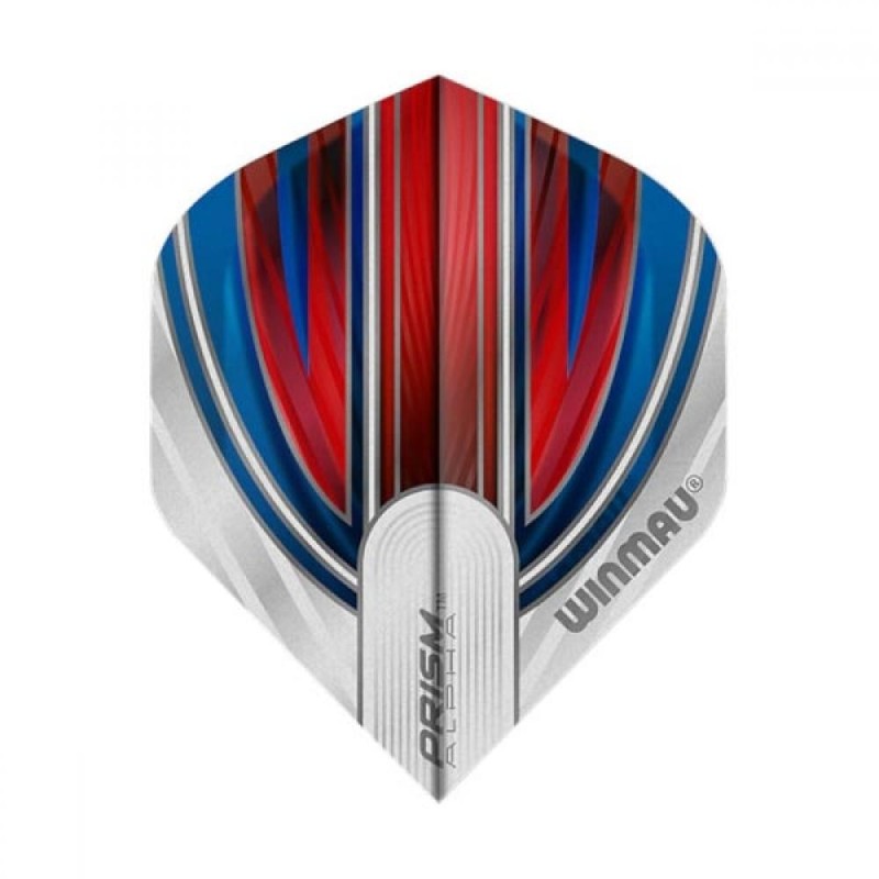 Feathers Winmau Prism Alpha Red white standard 6915.113