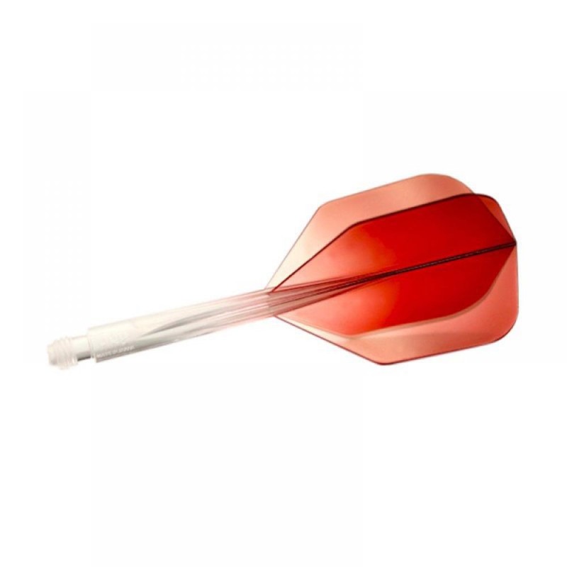 Plumes Condor Axe forme gradation rouge M 27.5mm Vous trois.